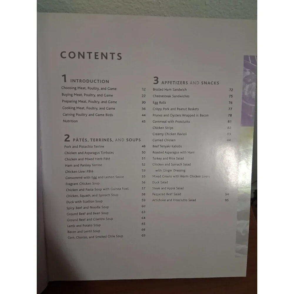 The Meat, Poultry & Game Cookbook Hardcover 2006